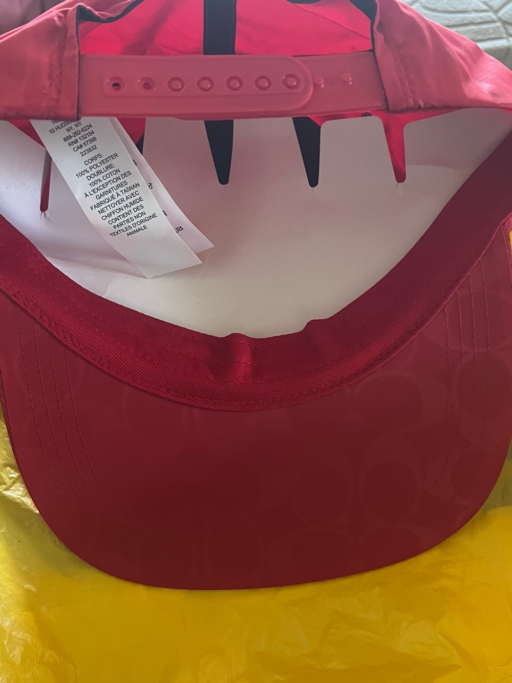 Coach Red Hat - Picture 2 of 2